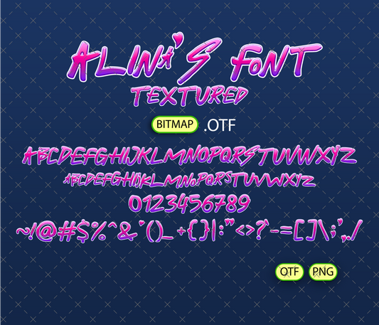 Shadow Squad Font Textured Bundle