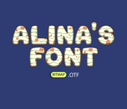 FREE Irregular Fragments Pattern Font