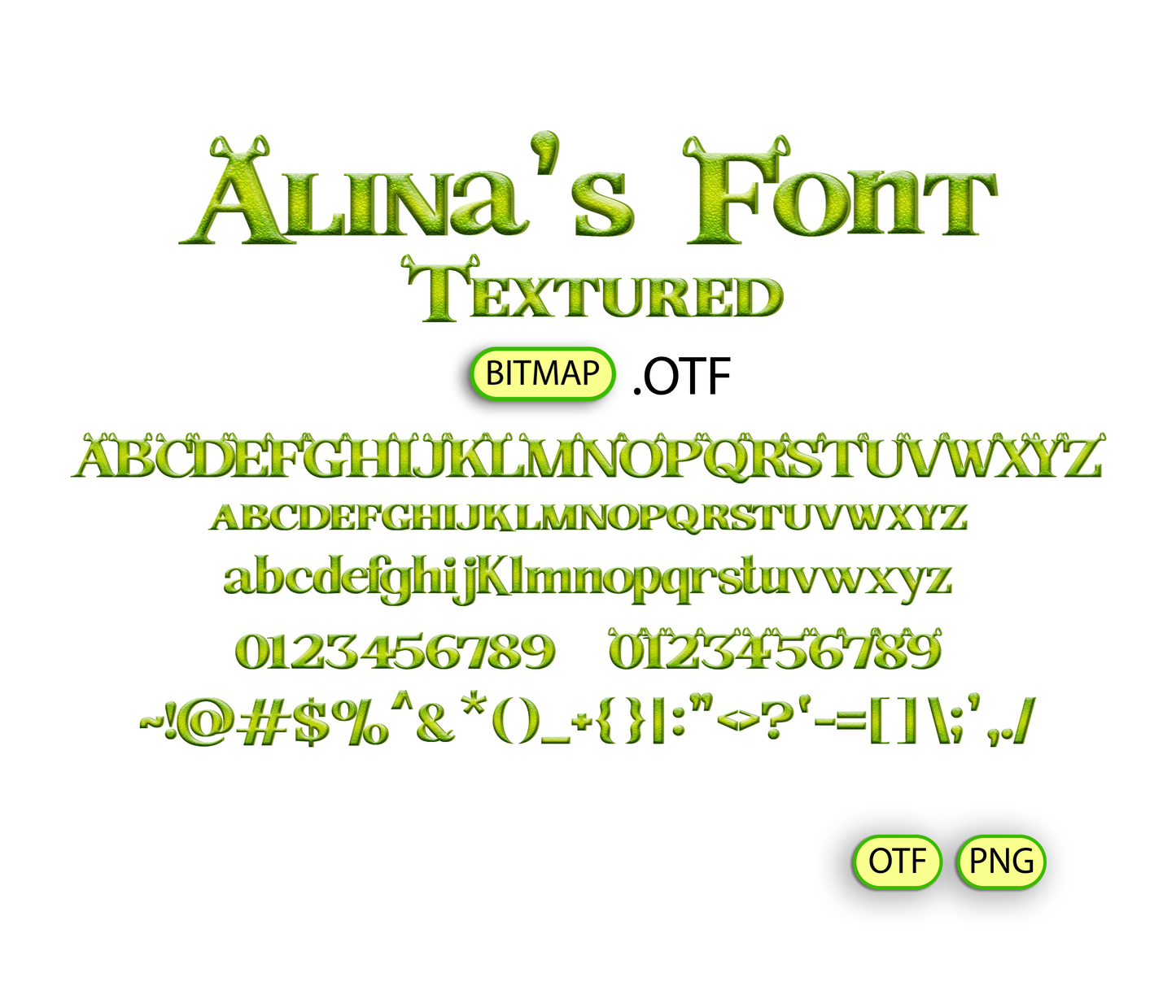 Swamp Hero Font Textured