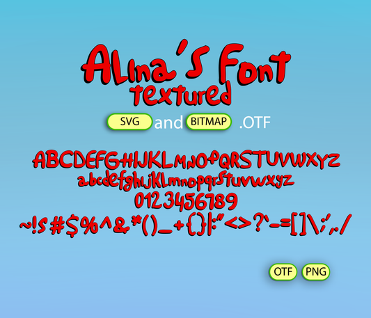 Yellow Family Cartoon Font Textured - Alina's Fonts
