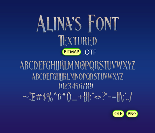 Enchanted Princess Font Textured - Alina's Fonts