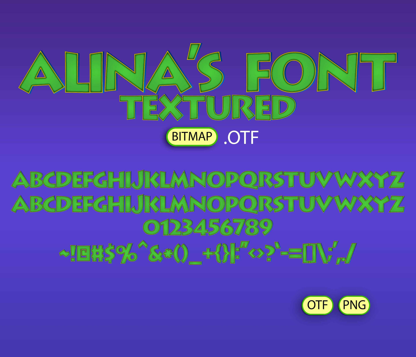 Cosmic Hoops Font Textured - Alina's Fonts