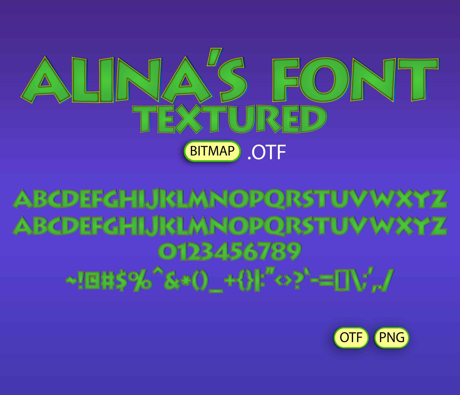Cosmic Hoops Font Textured - Alina's Fonts