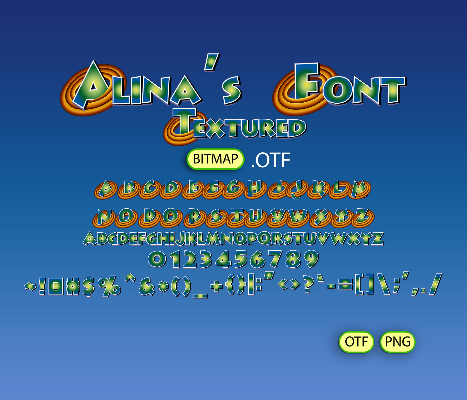 Cosmic Slam Font Textured - Alina's Fonts