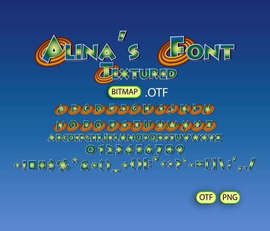 Cosmic Slam Font Textured - Alina's Fonts