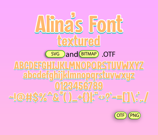 Soft Orange Fluffy Kids Font Textured