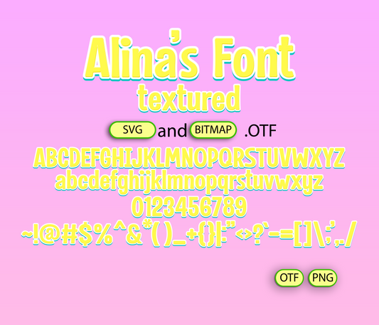 Children's Plush Yellow for Kawaii Design Font Textured