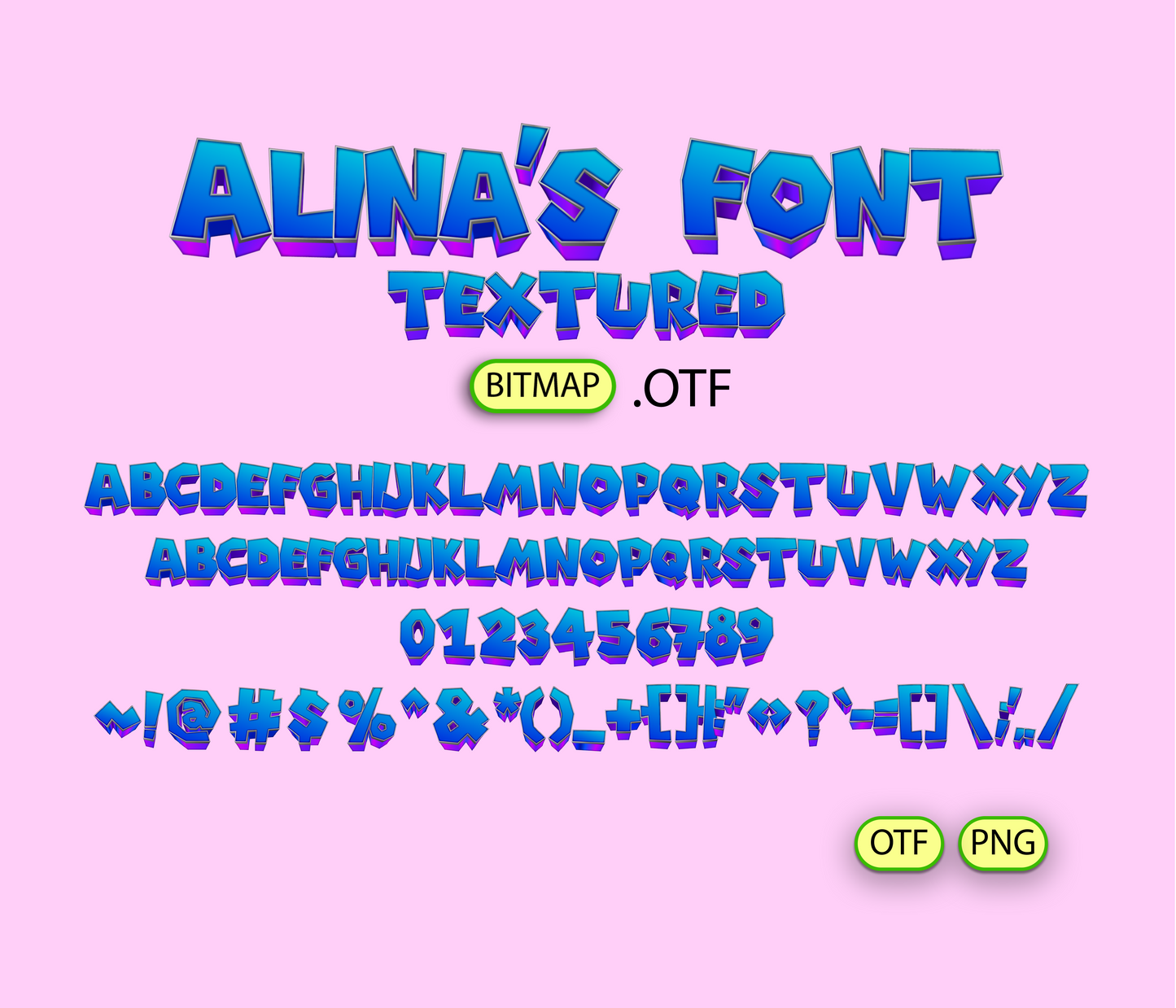 Cosmic Adventure Galaxy Font Textured Bundle