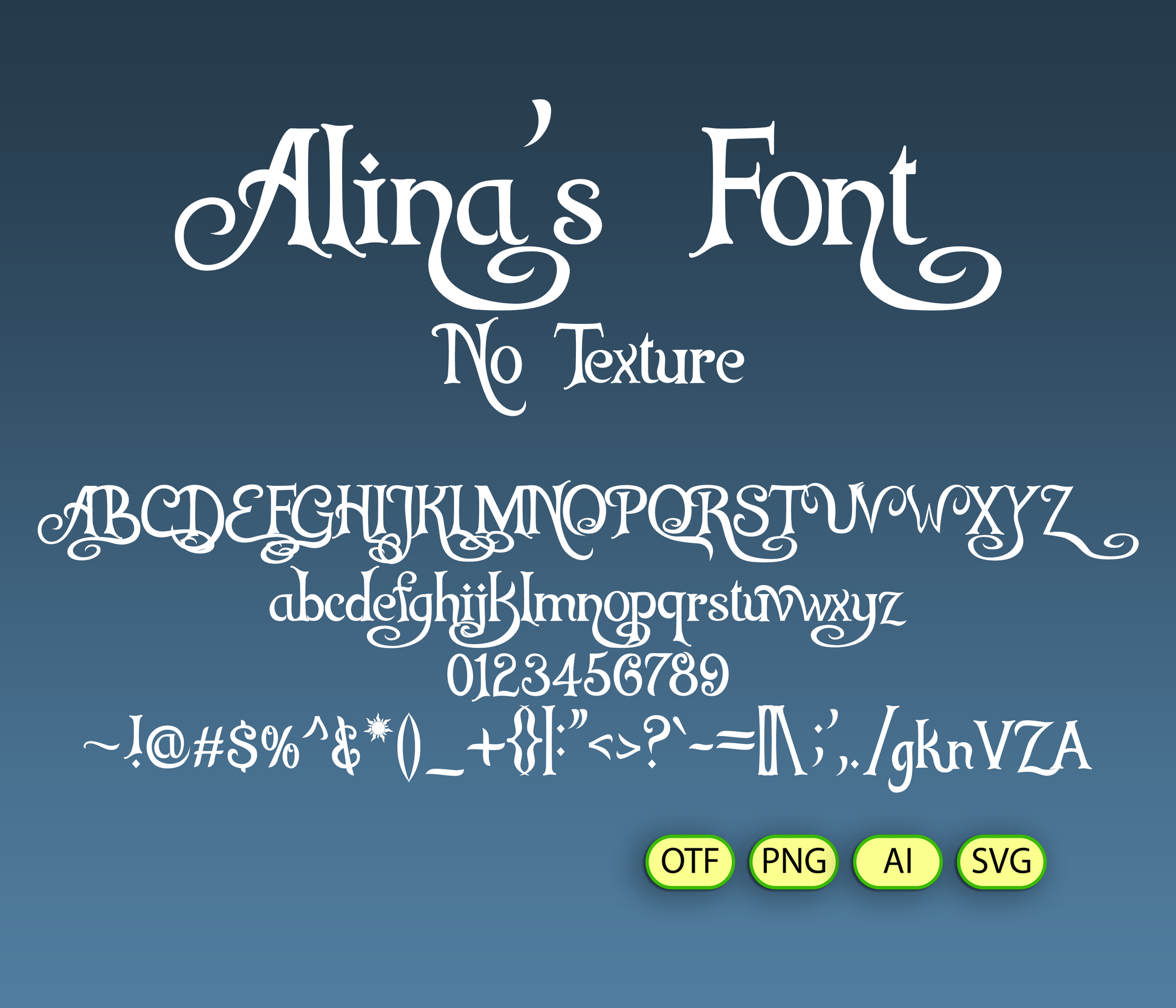 Enchanted Tresses Font Textured - Alina's Fonts