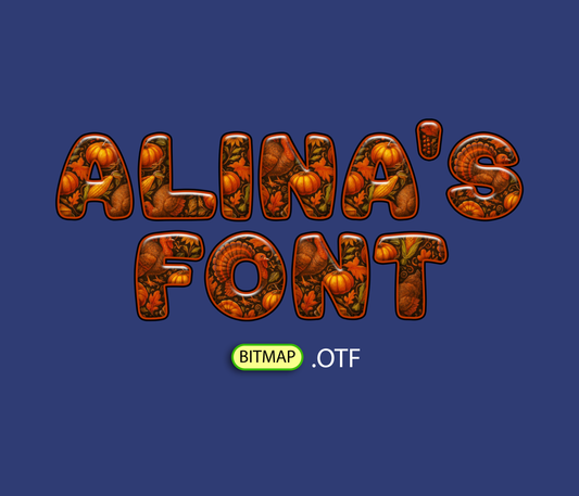 FREE Autumn Celebration Pattern Font