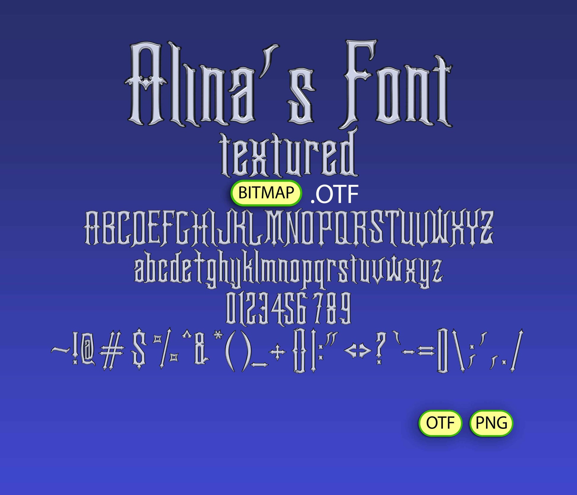 Enchanted Manor Font Textured - Alina's Fonts