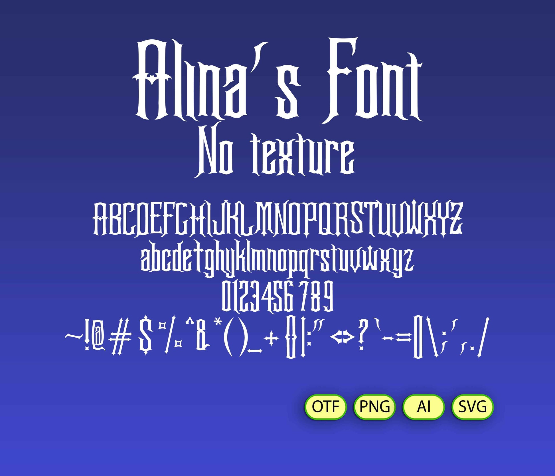 Haunted Estate Font - Alina's Fonts