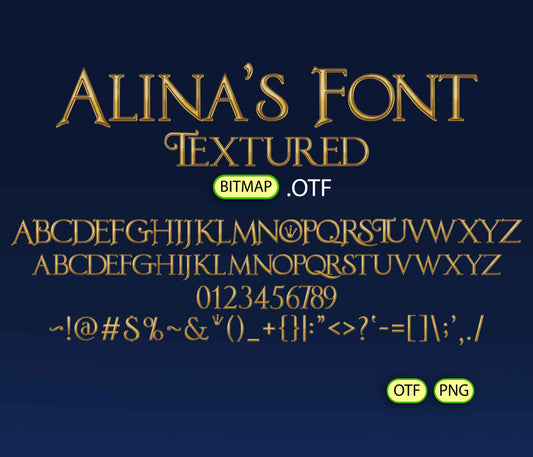 Bayou Princess Font Textured Bundle - Alina's Fonts