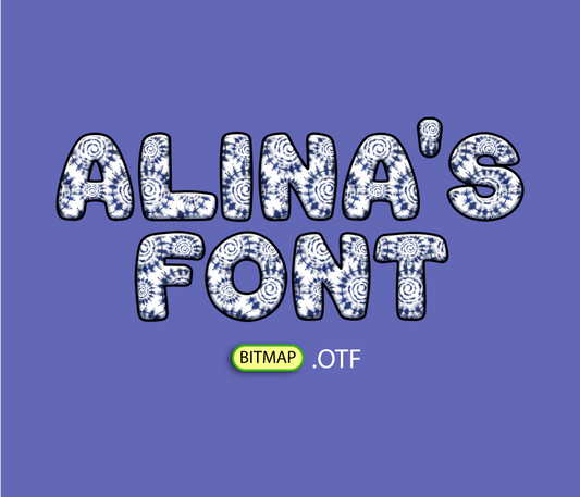 FREE Chromatic Swirl Pattern Font