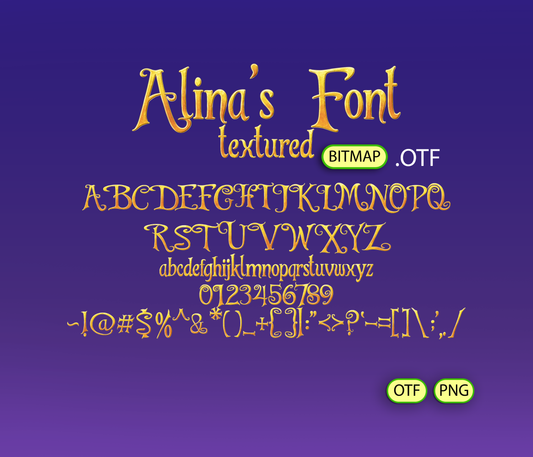 Fairy Tale Font Textured - Alina's Fonts