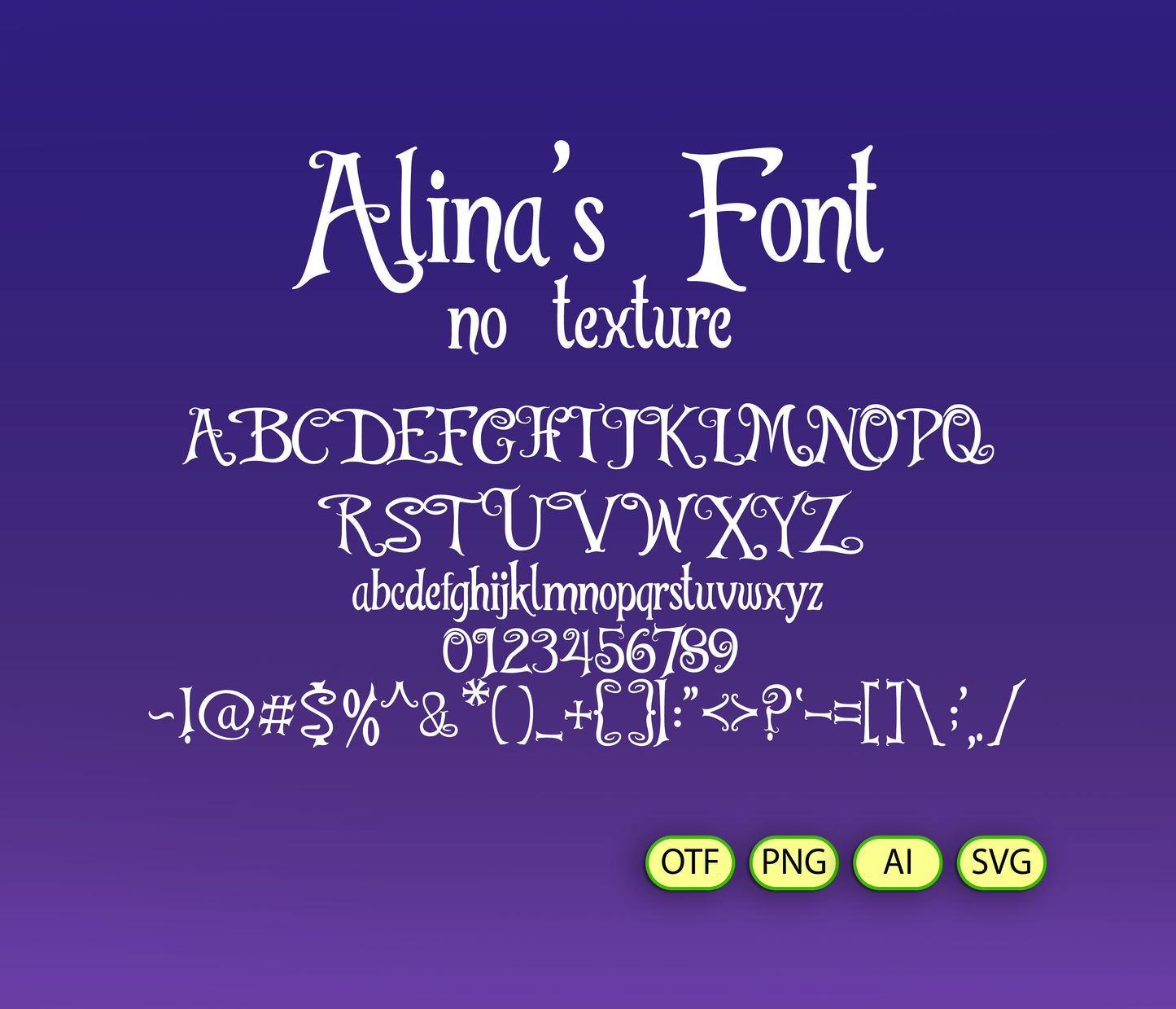 Fairy Tale Font Textured - Alina's Fonts