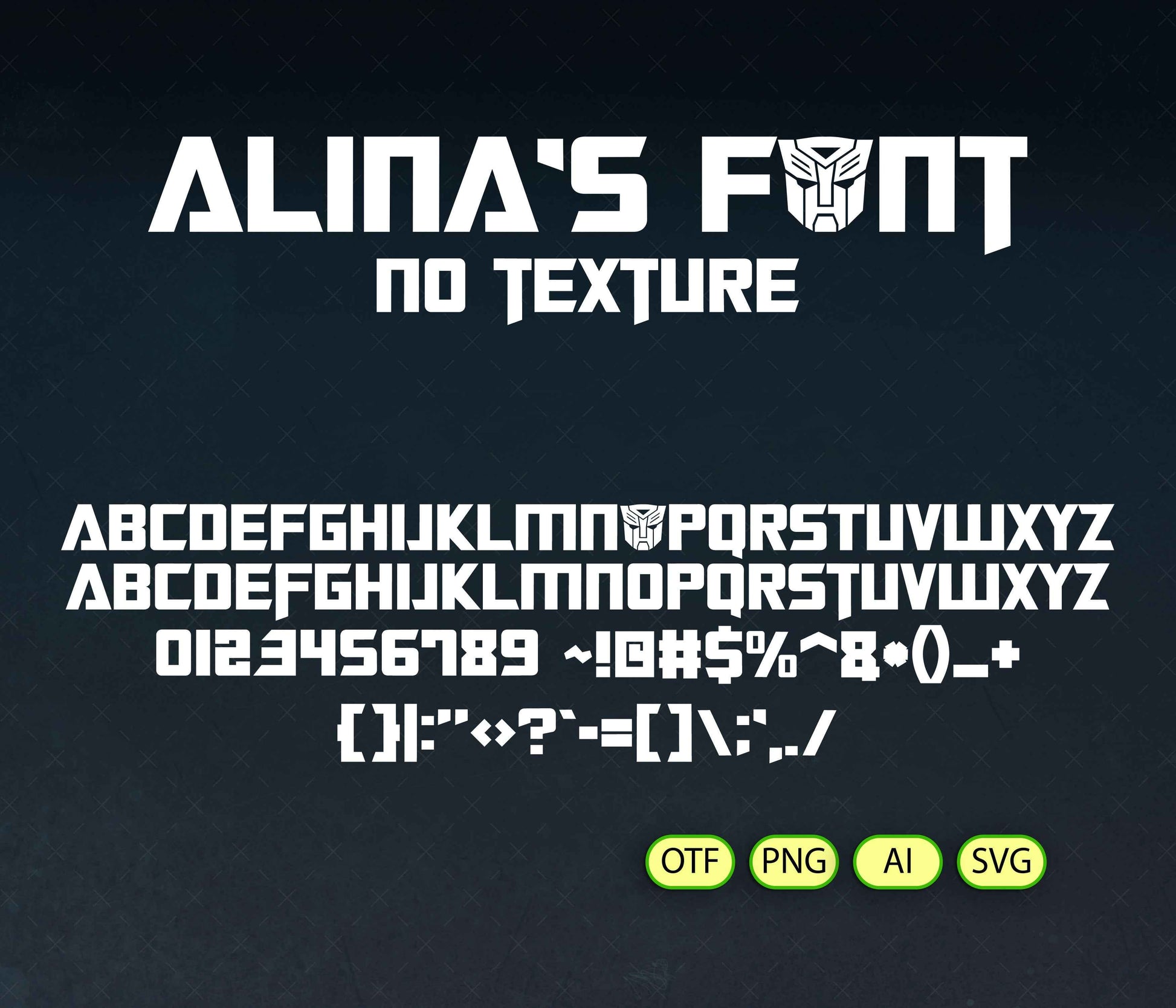 Cyber Mech Font - Alina's Fonts