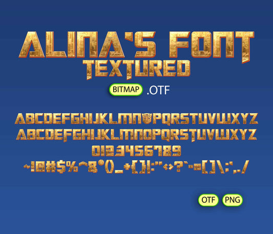 Mecha Force Font Textured - Alina's Fonts