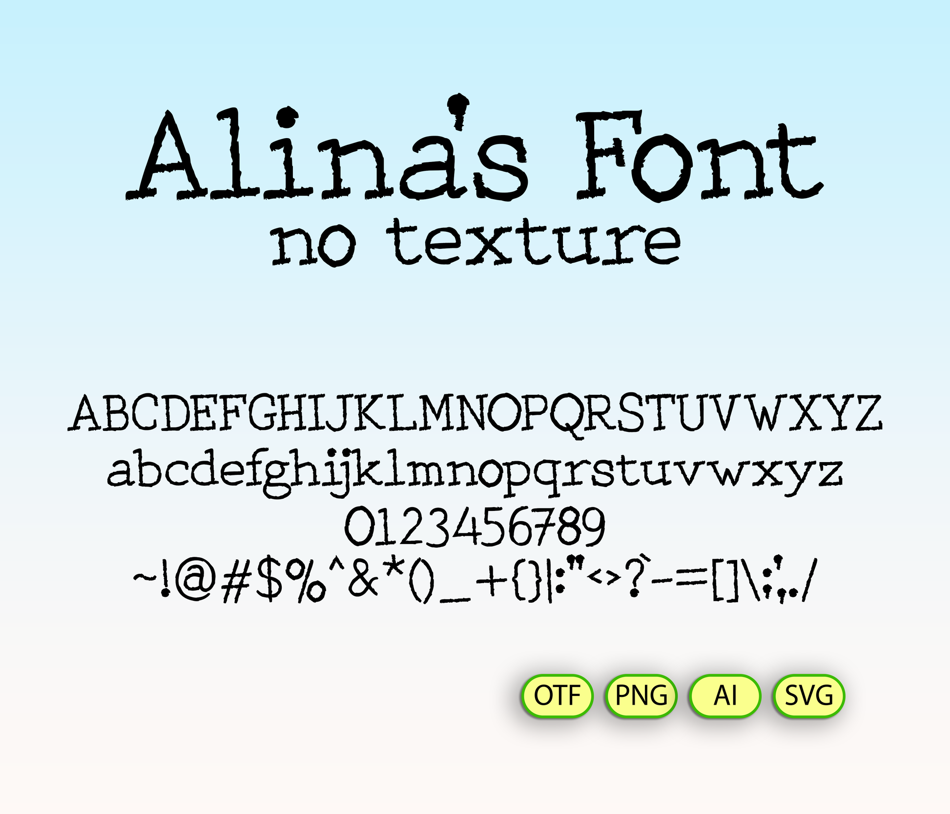Retro Typewriter – Authentic Monospaced Typeface Font - Alina's Fonts