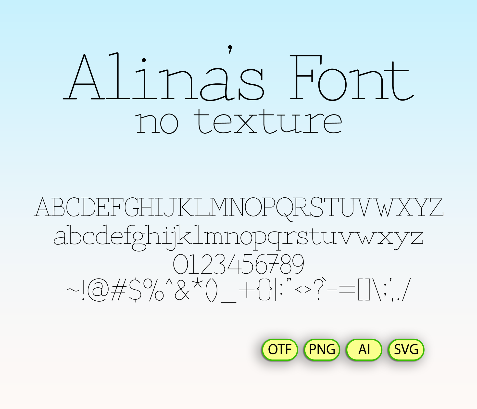 Authentic Typewriter – Skinny Fashioned Font - Alina's Fonts
