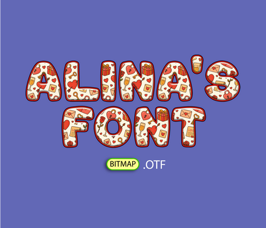 FREE Valentine's Day Romance Pattern Font