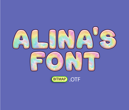 FREE Watercolor Artistic Expression Pattern Font