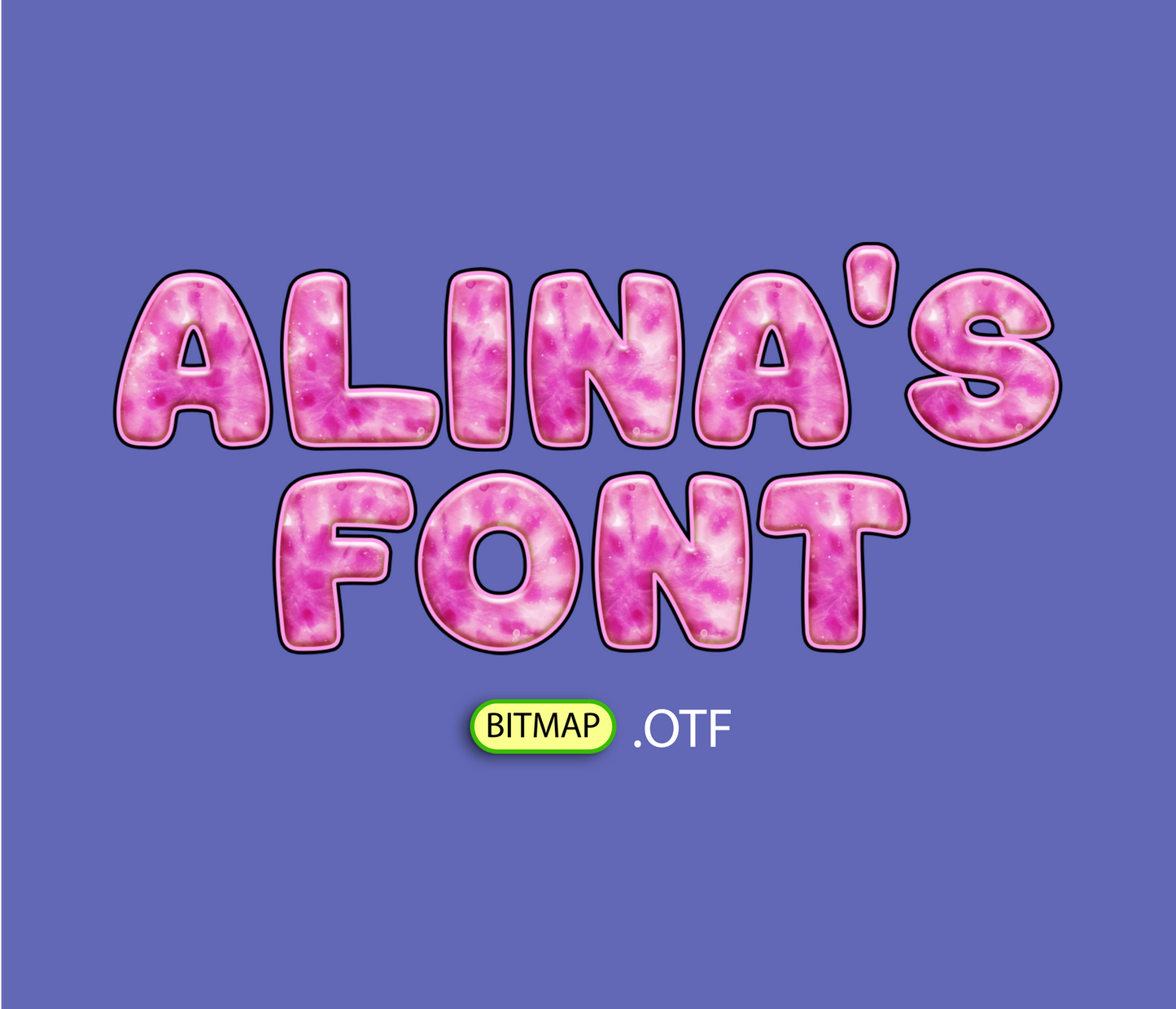 FREE Flowing Watercolor Pattern Font