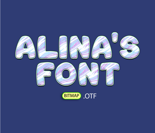 FREE Liquid Bloom Pattern Font