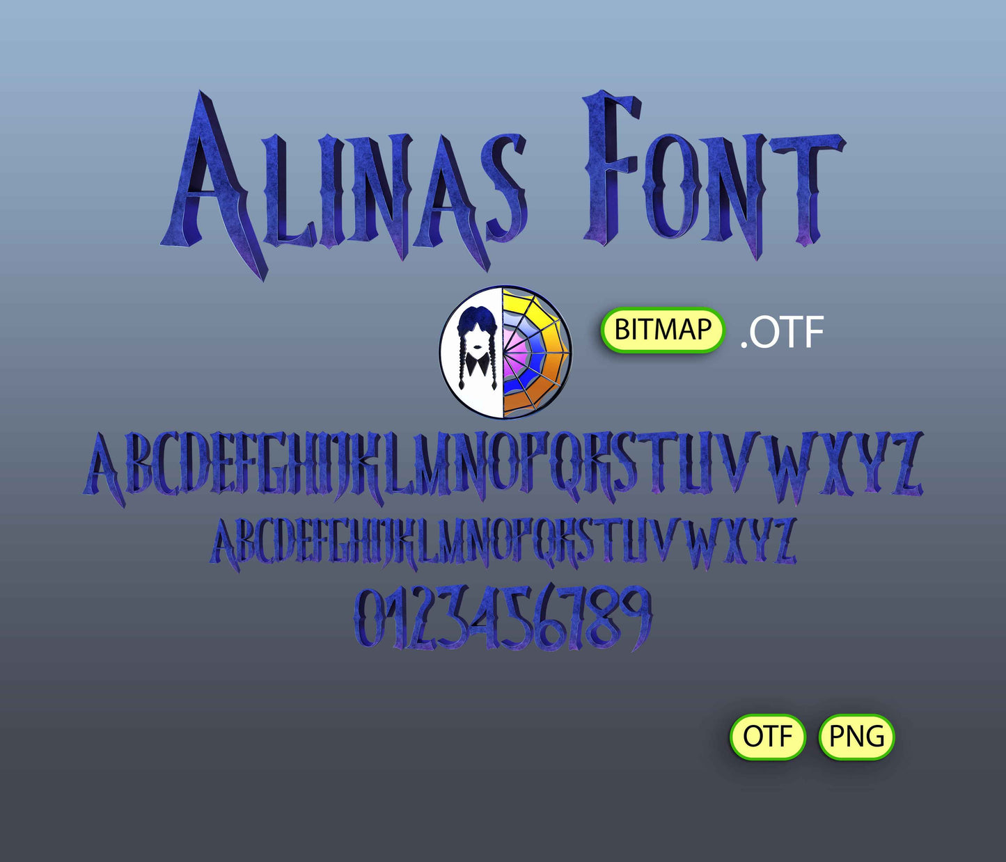 Enigmatic Heiress Font Textured - Alina's Fonts
