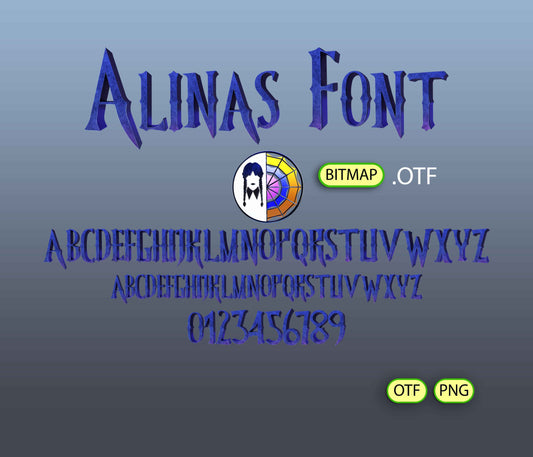 Enigmatic Heiress Font Textured - Alina's Fonts