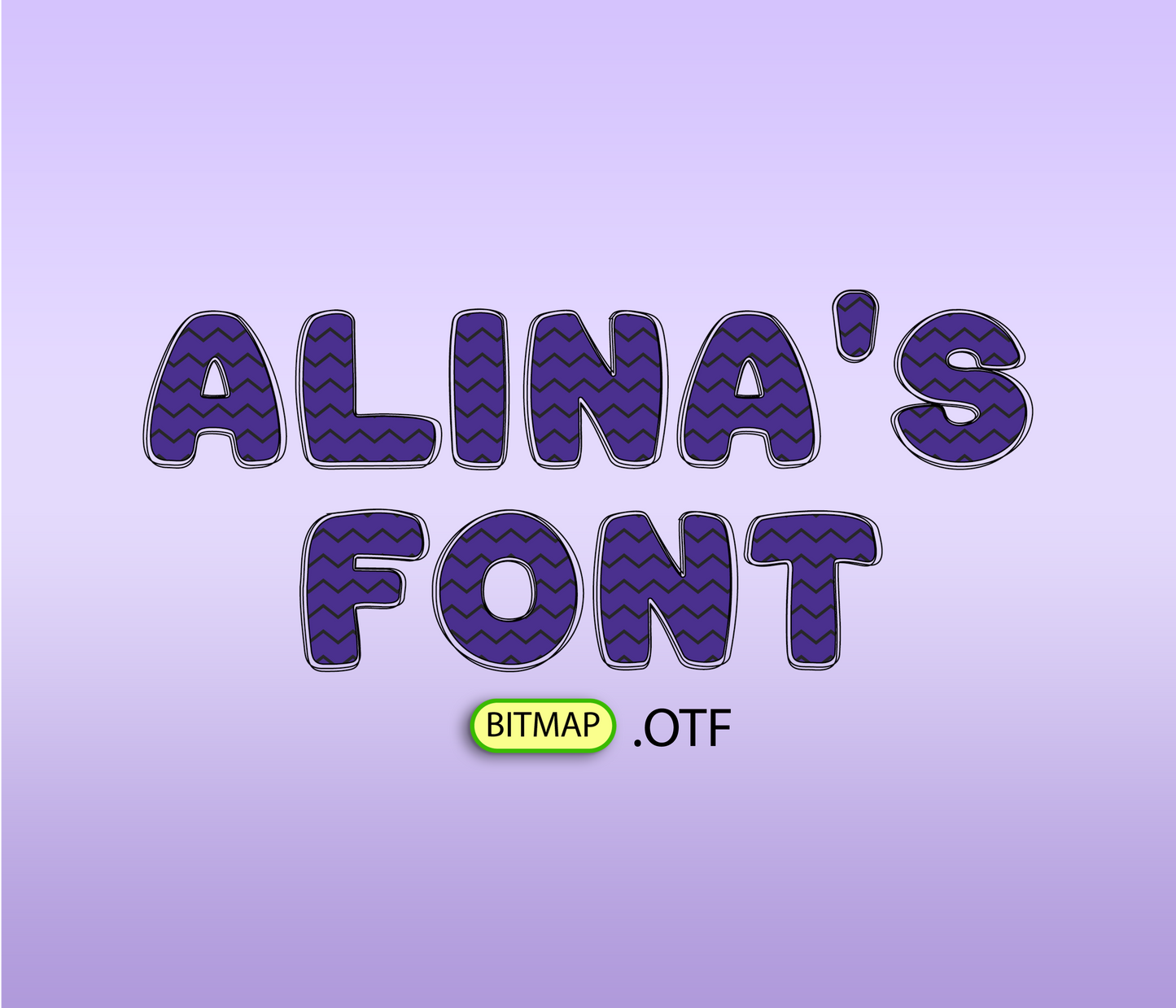 Raven Maiden Pattern Font