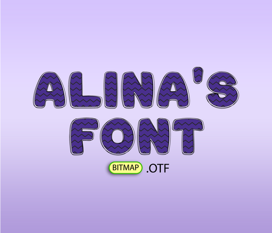 Raven Maiden Pattern Font