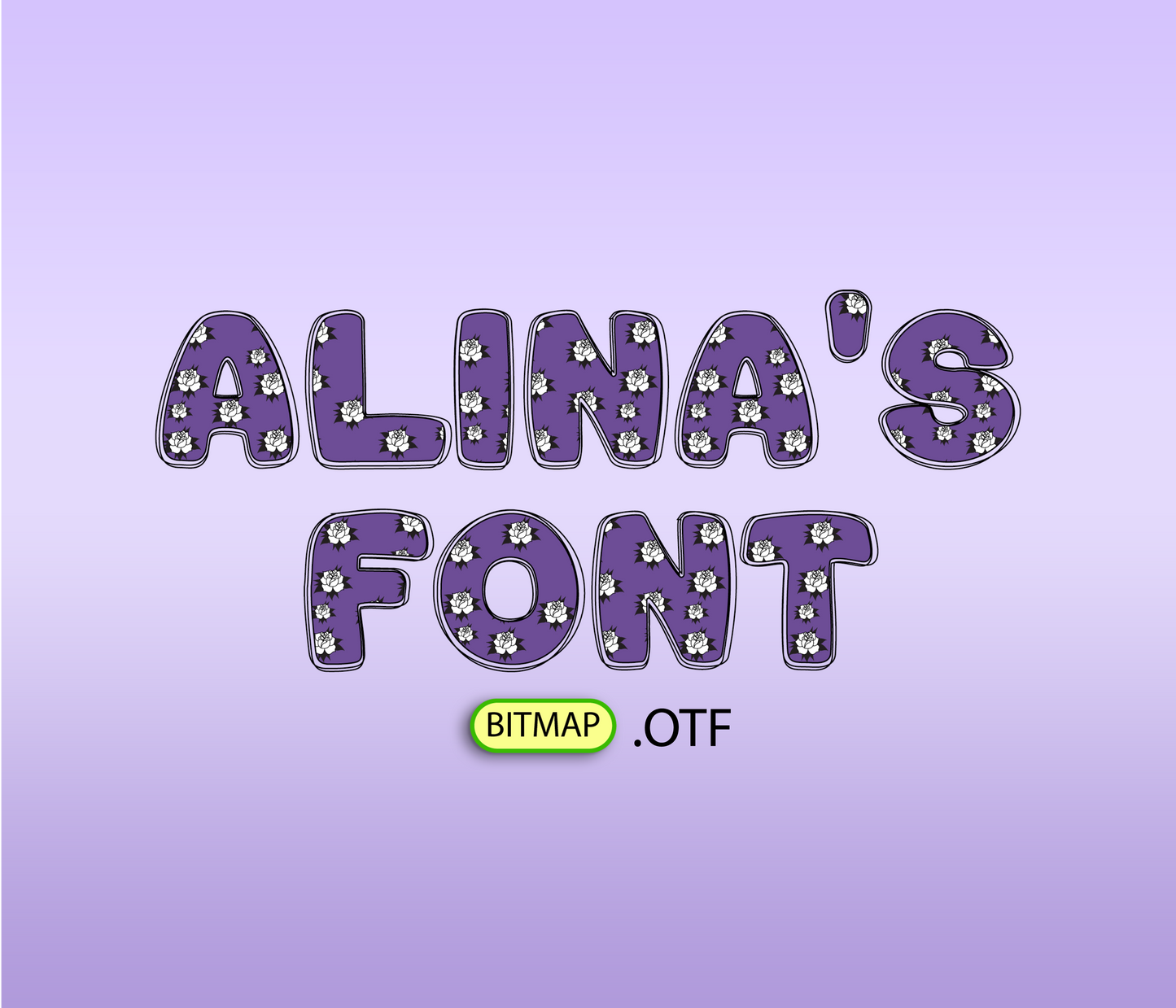 Darkling Scholar Pattern Font