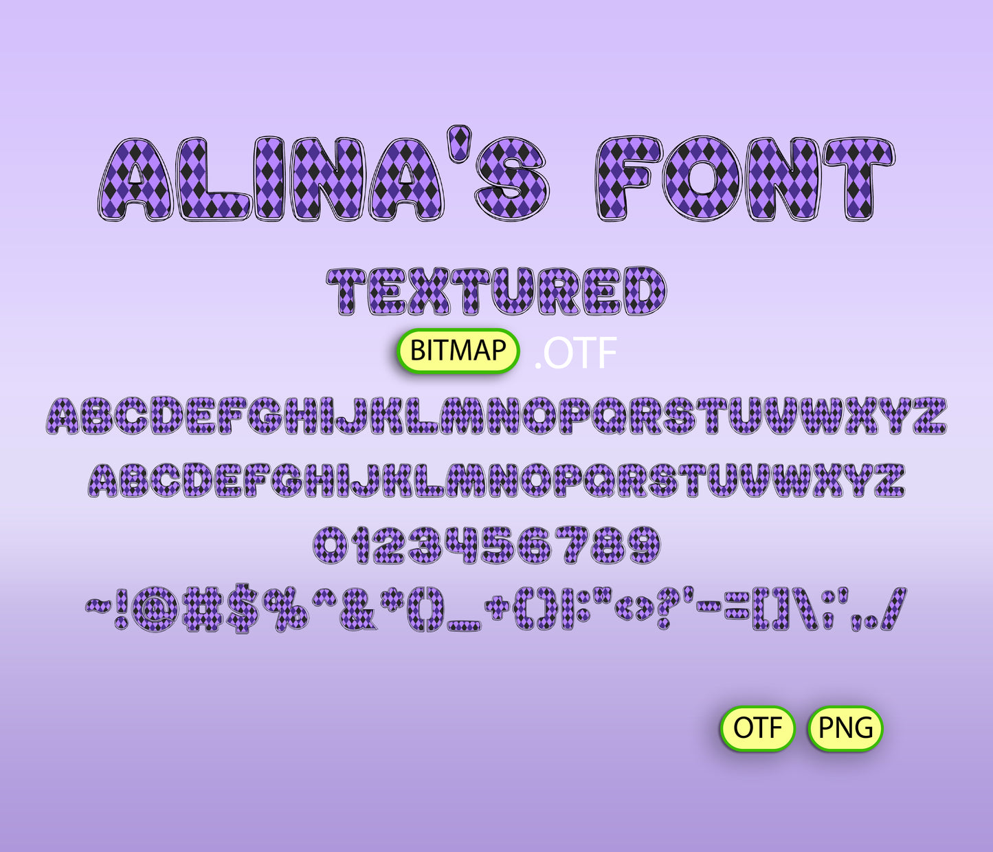 Veil Maiden Pattern Font