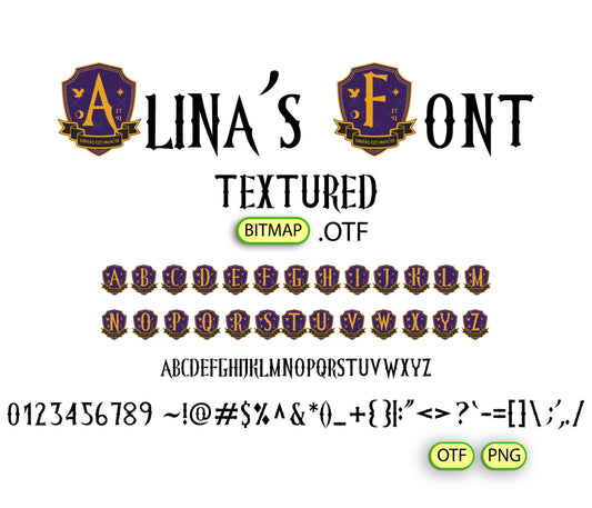 Gothic Heritage Font Textured - Alina's Fonts