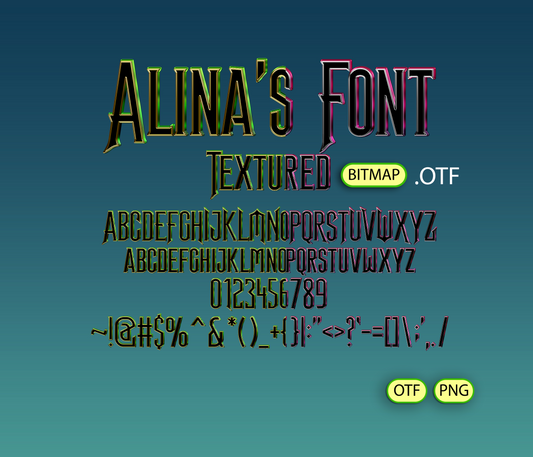 Magical Realms Font Textured