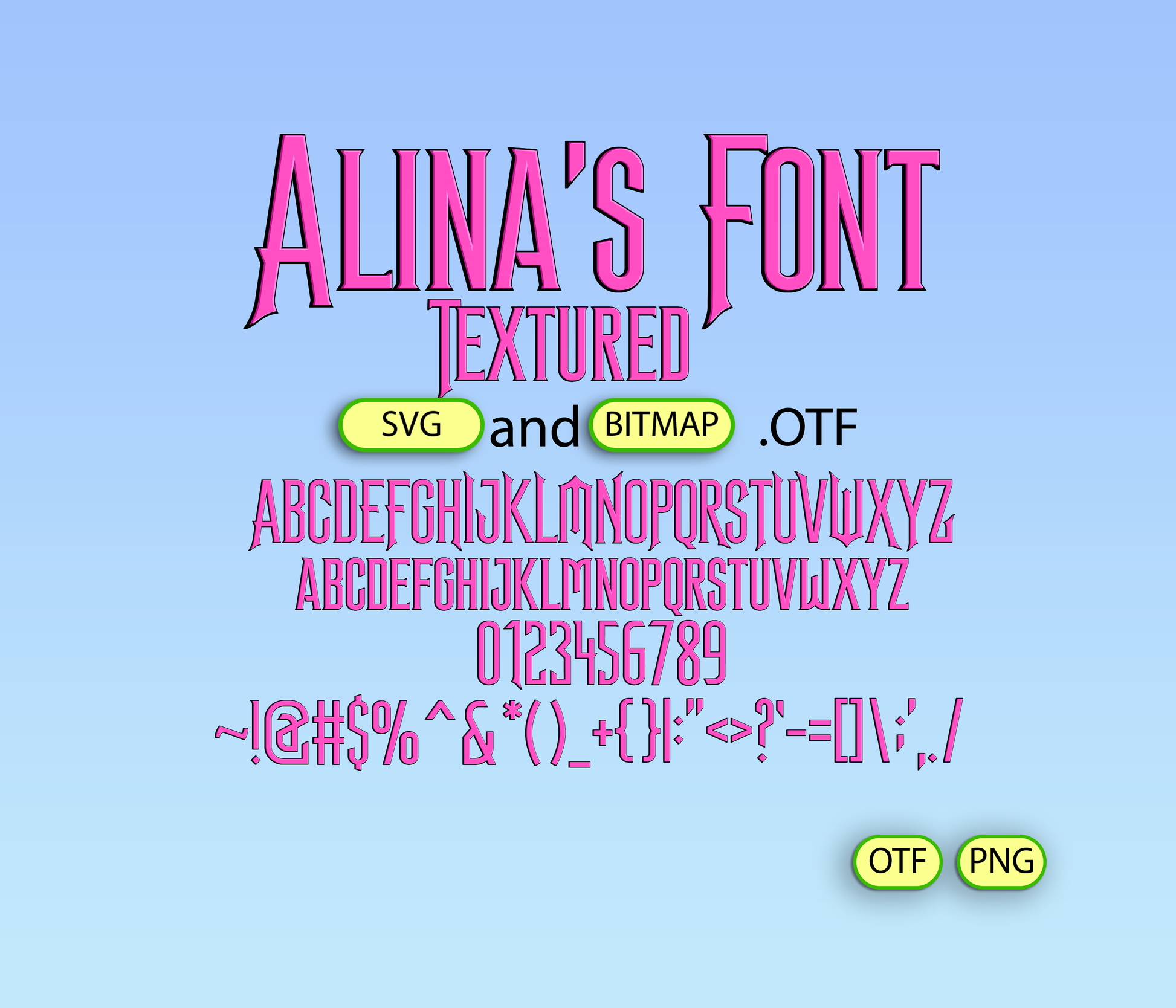Emerald Spellcraft Theatrical Font Textured - Alina's Fonts