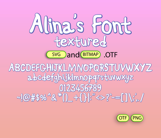 Honey Bear Tales Font Textured - Alina's Fonts