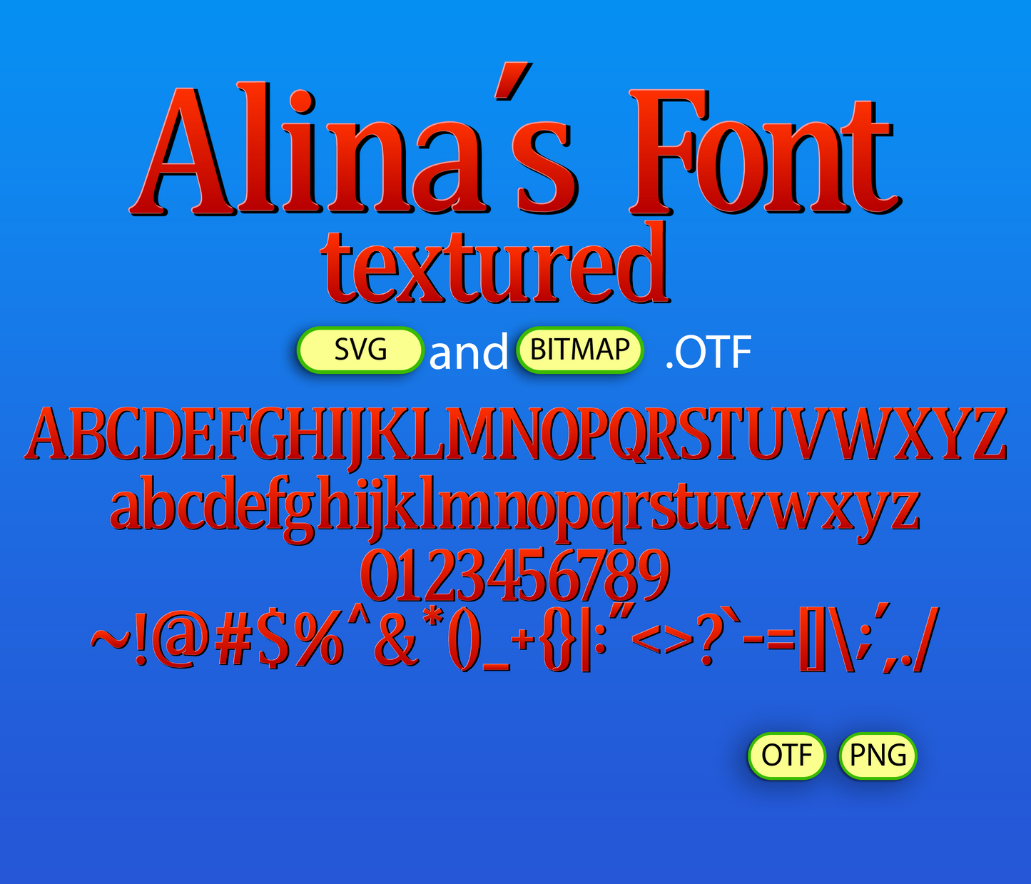 Playful Woods Friends Font Textured - Alina's Fonts
