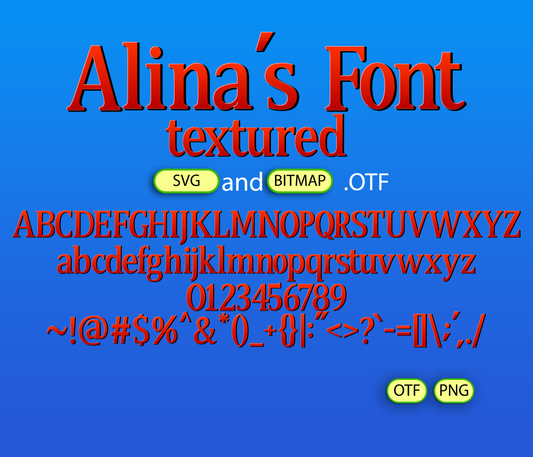 Playful Woods Friends Font Textured - Alina's Fonts