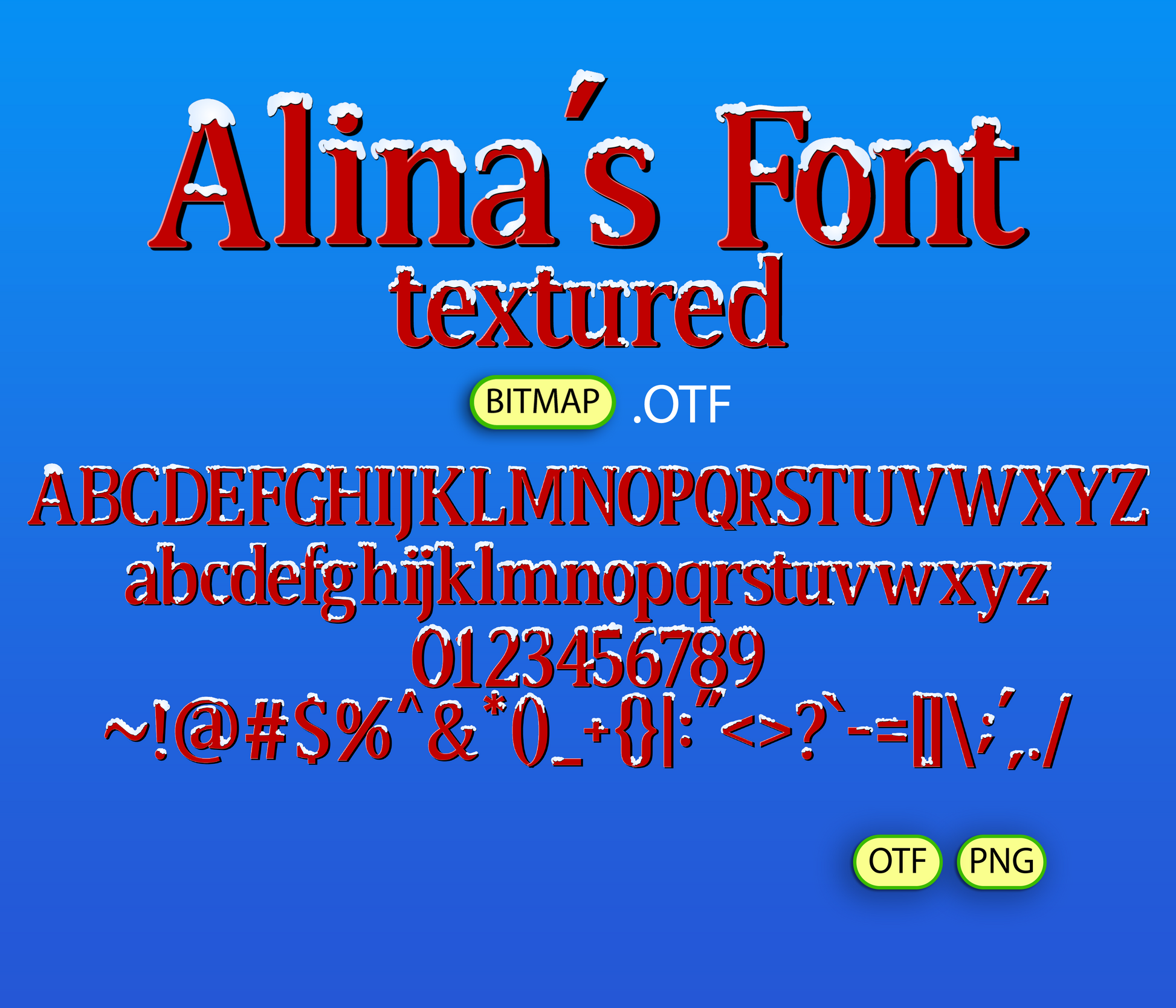Sweet Forest Friends Font Textured - Alina's Fonts
