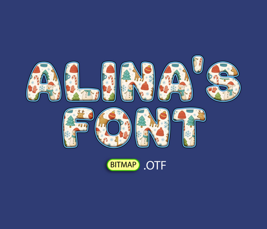 FREE Frosted Crystal Pattern Font