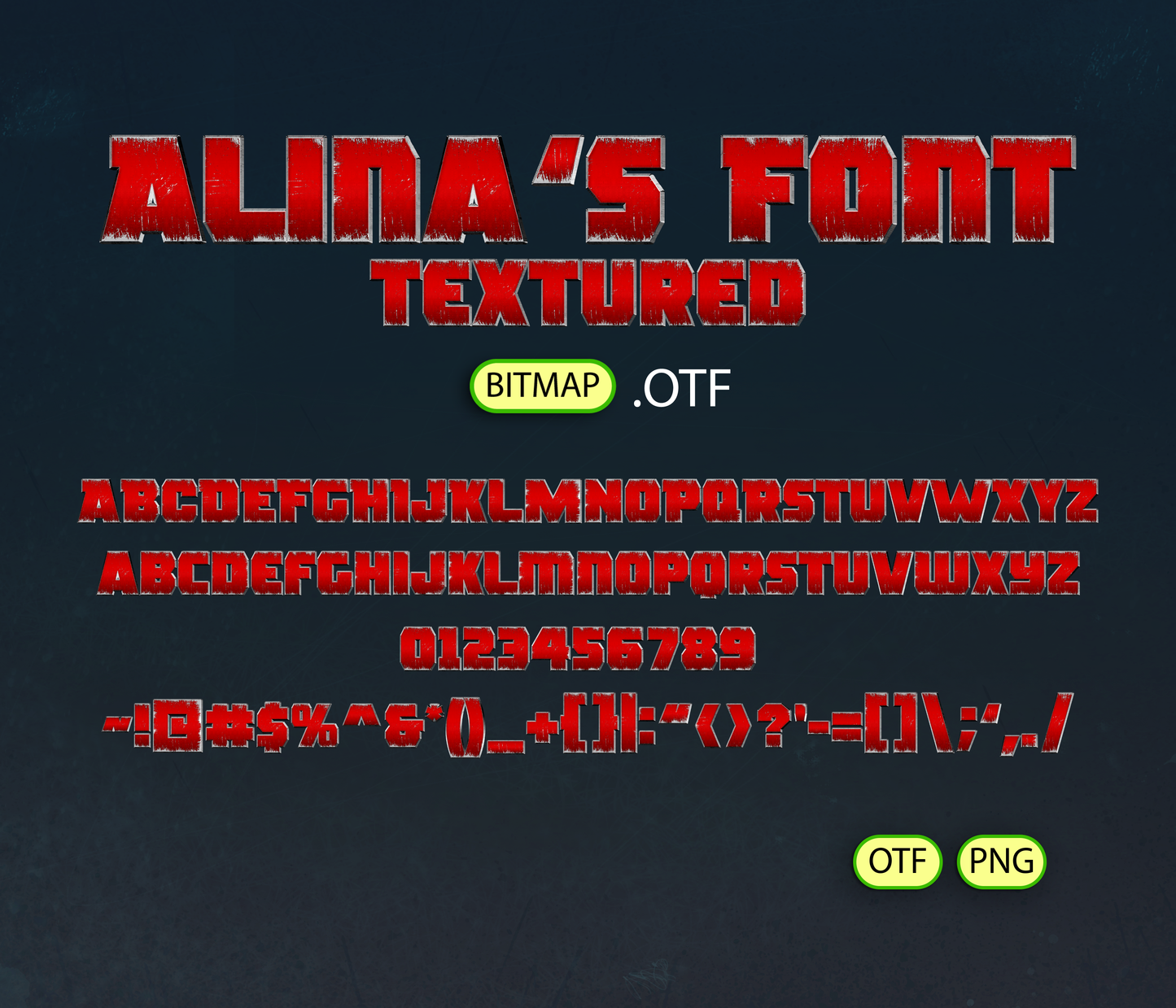 Merc with a Mouth Font Textured - Alina's Fonts