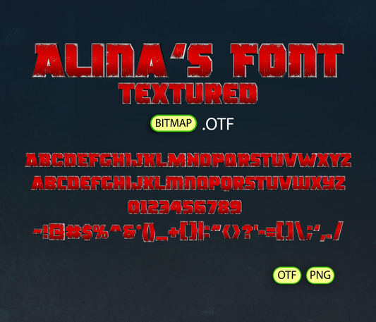 Merc with a Mouth Font Textured - Alina's Fonts