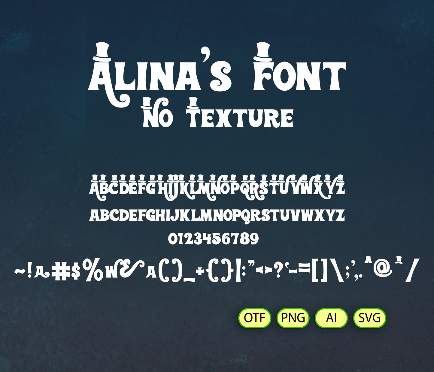 Whimsical Candymaker's Font Textured - Alina's Fonts