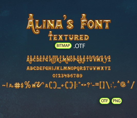 Whimsical Candymaker's Font Textured - Alina's Fonts