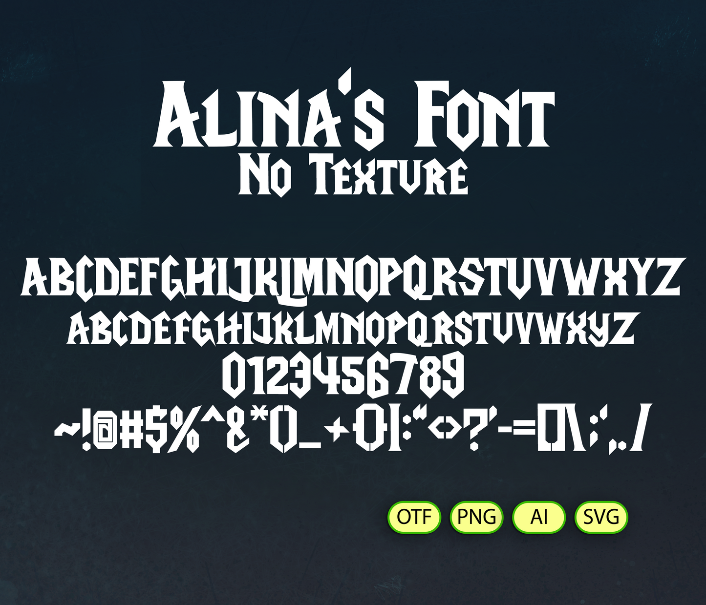 Epic Realms Font Textured - Alina's Fonts