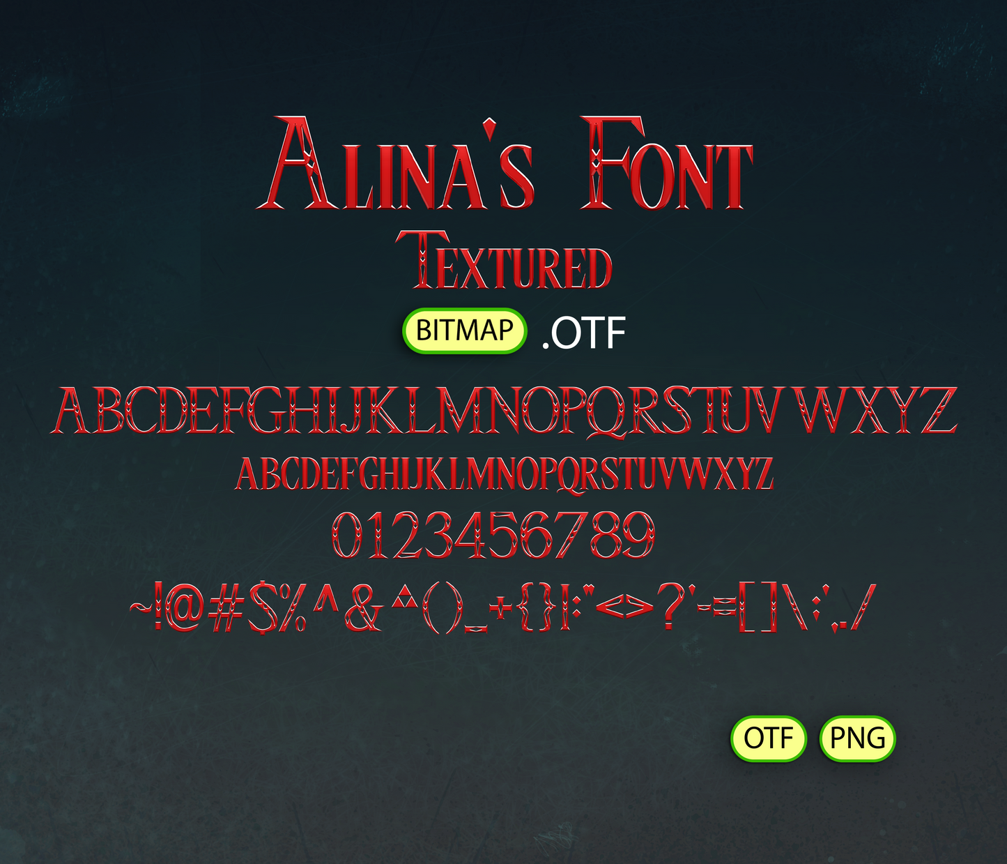 Triforce Guardian Font Textured - Alina's Fonts